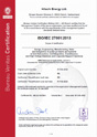 Zertifikat ISO/IEC 27001:2013